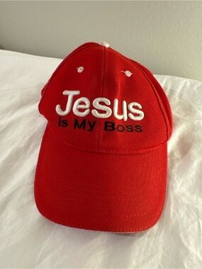 90s Jesus Is My Boss cap